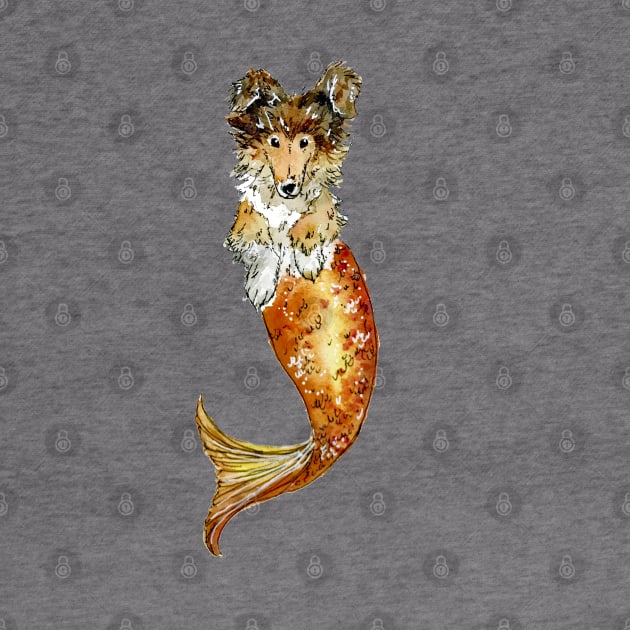 Collie Mermaid by aquabun